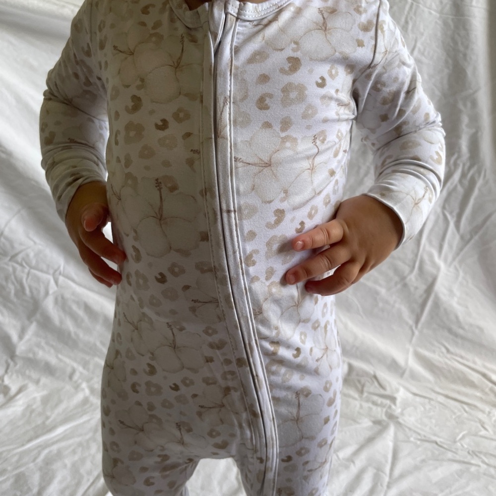 6-12M Bamboo Footie Baby Zip Pajama NWT Multi Size
